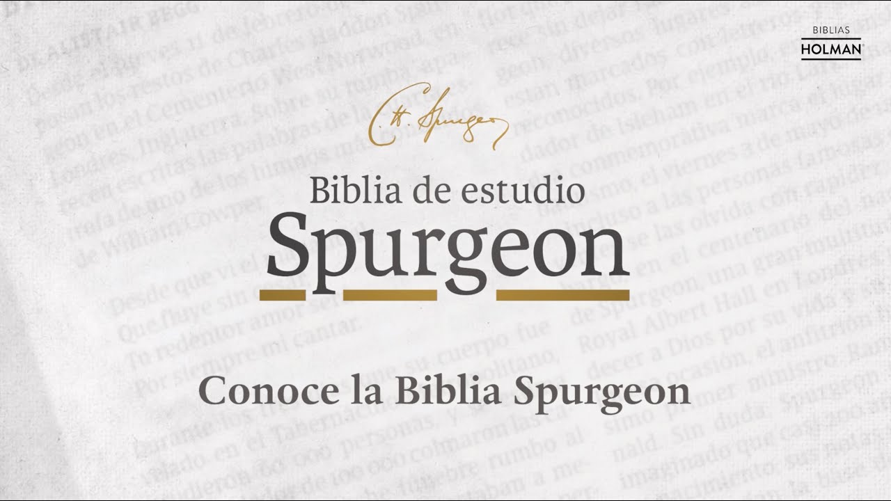 Click for Conoce la Biblia Spurgeon video